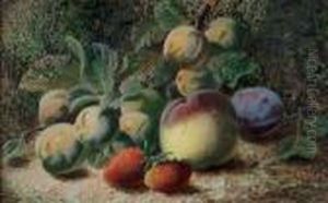 Still Life Of Raspberries by Oliver Clare