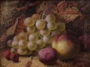 Still Life Of Plums by Oliver Clare