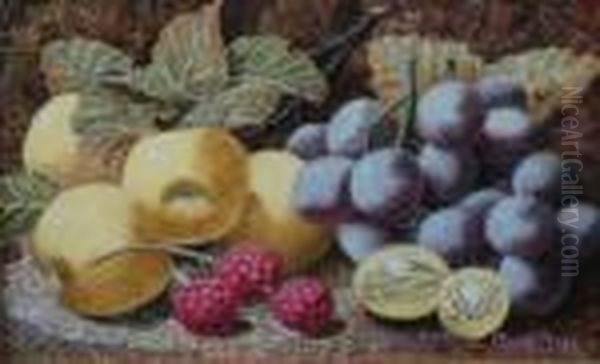 Still Life - Various Fruits, Grapes, Raspberries, Gooseberries
Etc. - view 1