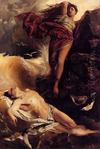 Hero Finding Leander - view 1
