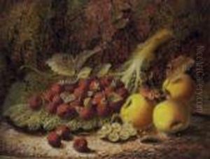 Still Life With Raspberries by Oliver Clare
