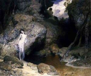 The Music of the Faun by Ferdinand Keller