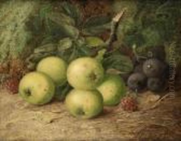 Still Life With Apples, Grapes And Raspberries - view 1