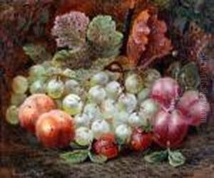 Still Life Of Grapes, Plums Andstrawberries Still Life Of Grapes, Plums Andstrawberries