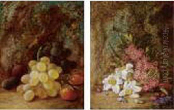 Still Life Of Fruit; Still Life Of Flowers - view 1