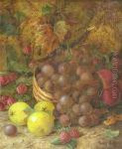 Still Life With Raspberries And Grapes Still Life With Raspberries And Grapes