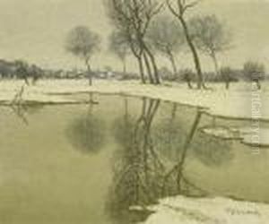 Wintery Pastureland by Maximilian Clarenbach
