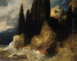 Toteninsel by Ferdinand Keller