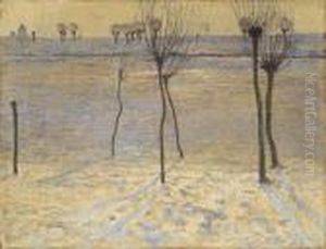 Winterlandschaft Amniederrhein by Maximilian Clarenbach