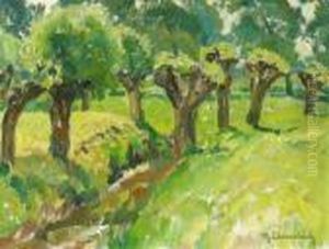 Am Schwarzbach Bei Wittlaer by Maximilian Clarenbach