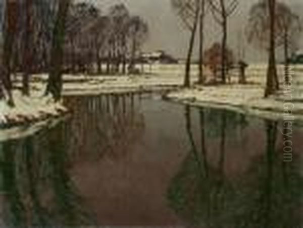 Niederrheinische Winterlandschaft - view 1