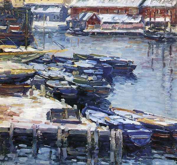 Docks in Winter - view 1