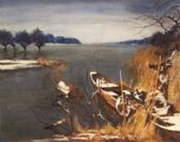 Melting Snow In The Lower Rhine - view 1