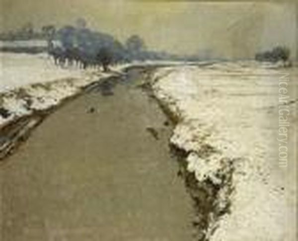 Winterliche Landschaft Bei Wittlaer - view 1