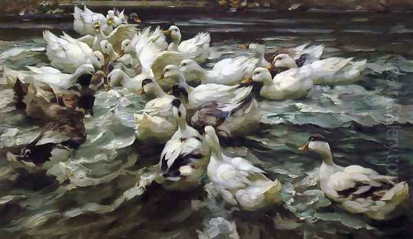 Ducks in a Pond - view 1
