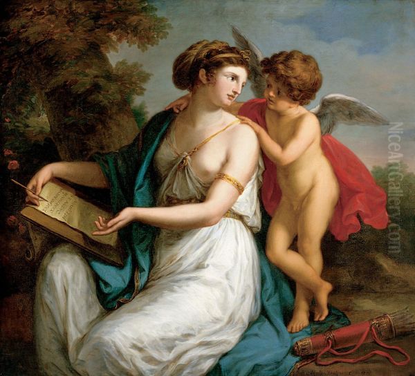 Sappho Inspired by Love - view 1