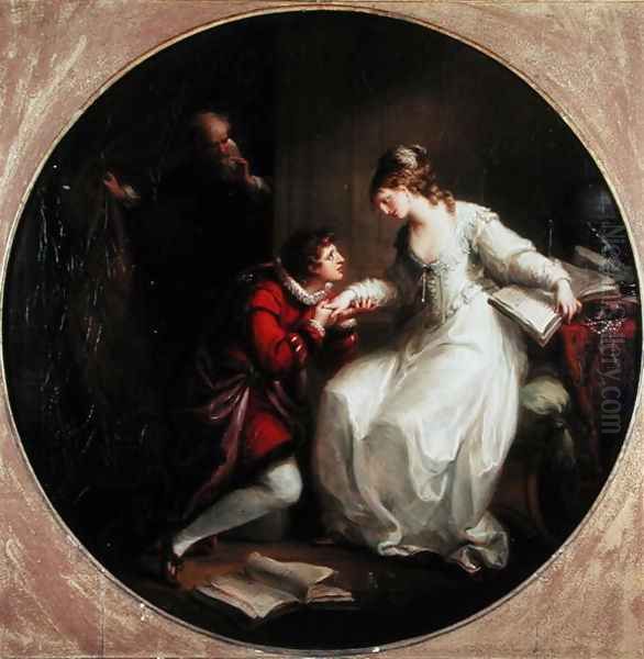 Abelard soliciting the hand of Heloise - view 1