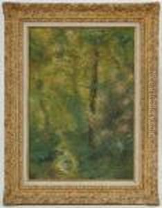 Ruisseau Dans Le Sous-bois by Emile Claus