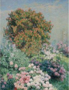 Flowergarden Villa Zonneschijn, Astene by Emile Claus