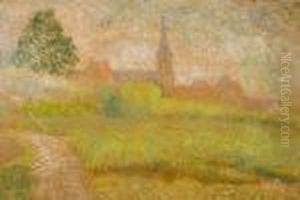 Landschap Met Kerk