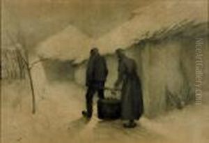 Couple Dans La Neige