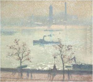 View Of The Thames From The Embankment