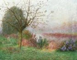 Matin D'octobre Sur La Riviere Lys by Emile Claus