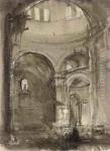 Inside The Basilica Of St Peter's, Rome