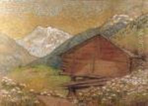 Log Cabin In The Mountains