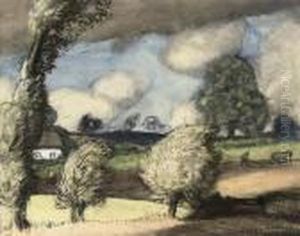 Ploughing On An Autumn Day
