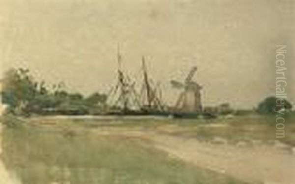Landscape With Windmill - view 1