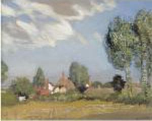 An Essex Village by George Clausen