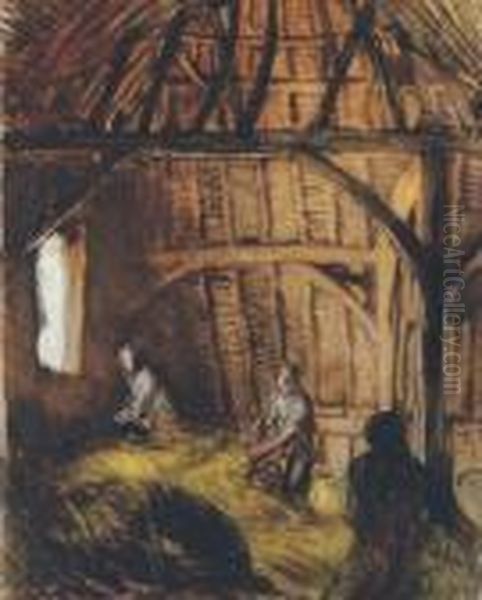 Study For The Barn At Deer's Farm - view 1