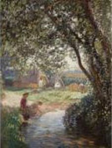 A Little Pool by George Clausen