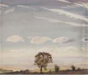Working The Field At Dawn by George Clausen