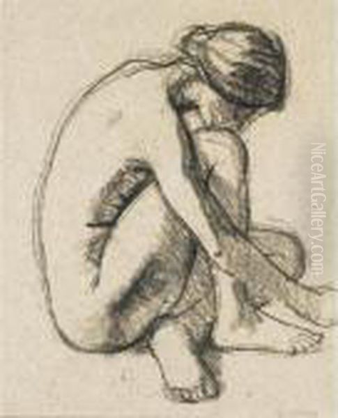 Seated Female Nude - view 1
