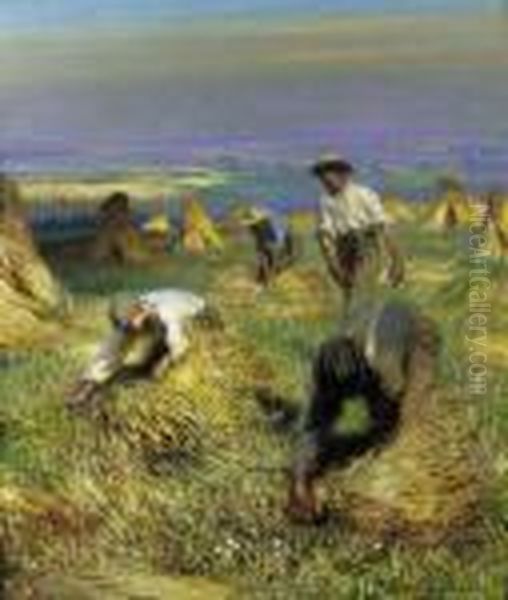 Harvest, Tying The Sheaves - view 1