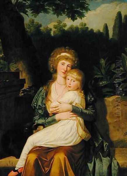 Lady Hervey and her Daughter - view 1