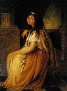 Lady Hamilton in costume for her Greek Attitudes