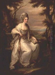 Portrait of Anne Loudon Lady Henderson of Fordall by Angelica Kauffmann