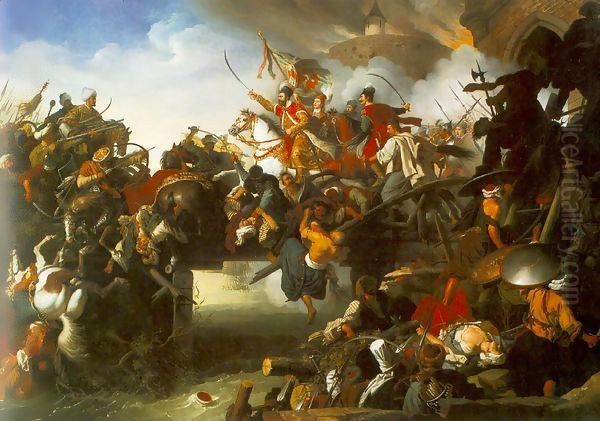 The Attack of Zrinyi 1825 - view 1