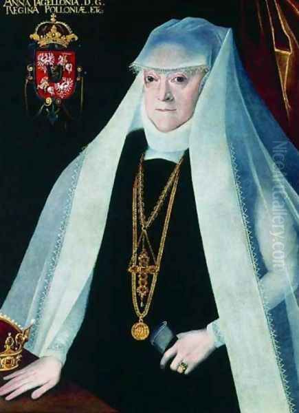 Portrait of the Queen Anna Jagiellon - view 1