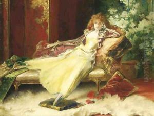 The yellow dress by Conrad Kiesel