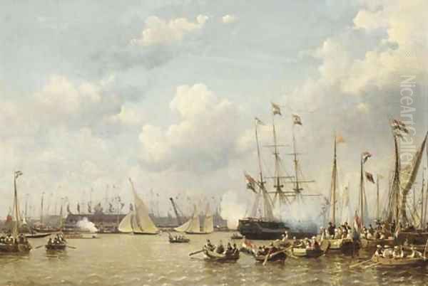 A regatta on the IJ, Amsterdam - view 1