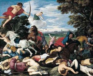 The Death of Niobe's Children by Johann Konig