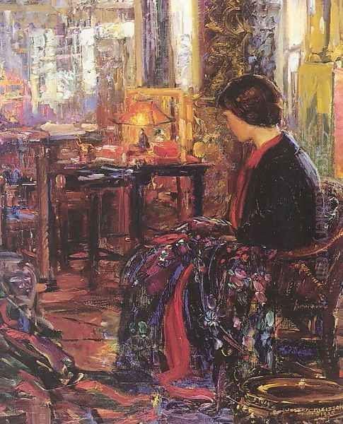 The Oriental Shop 1925 by Joseph A. Kleitsch