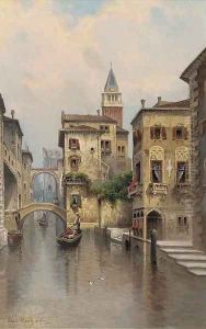 A Venetian backwater by Karl Kaufmann