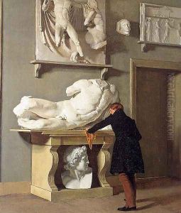 The View of the Plaster Cast Collection at Charlottenborg Palace 1830 by Christen Kobke