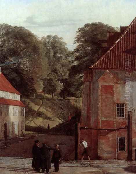 A View of the Square in the Kastel Looking Towards the Ramparts c. 1830 - view 1