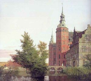 Frederiksborg Castle Seen from the Northwest 1836 by Christen Kobke